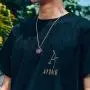 Holibanna Universe Necklace Galaxy Pendant Necklace Outer Space Necklace Glow in the Dark Planet Necklace Planet Jewelry for Women Men Style 1