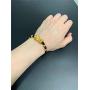 4 Pcs Pi Xiu Bracelet Feng Shui Obsidian Bracelet for Men Women Adjustable Wealth Good Luck Elastic Bracelet