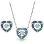 Montana Silversmiths River of Lights Dancing Heart Jewelry Set