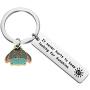 KUIYAI It Never Hurts to Keep Looking for Sunshine Bar Kecyahin with Eeyore Charm A.A Milne Quote Jewelry Inspiration Gift