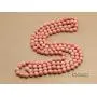 JYXJEWELRY Long Strand Pink Coral Necklace 9mm Handmade Coral Beads Opera Endless Necklace 56''