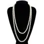 Art Deco Fashion Faux Pearls Necklace 1920s Pearls Necklace Gatsby Accessories Vintage Costume Jewelry Cream Long Necklace for Women Art Deco Fashion Faux Pearls Necklace 1920s Pearls Necklace Gatsby Accessories Vintage Costume Jewelry Cream Long Necklace for Women