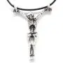 Trilogy Jewelry Pewter Hanging Skeleton Gothic Biker Pirate Pendant, Leather Necklace Trilogy Jewelry Pewter Hanging Skeleton Gothic Biker Pirate Pendant, Leather Necklace