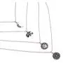 Kercisbeauty Halloween Boho Multi layer Silver Long Necklace for Women and Teen Girls with Moon Elephant Rune Pendant Choker Party Jewelry