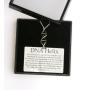DNA Necklace 18 inch Sterling Silver Chain
