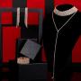 Hicarer Women Crystal Jewelry Set Bridal Wedding Rhinestone Choker Bracelet Dangle Earrings