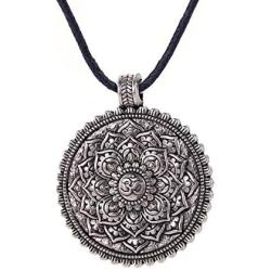 My Shape Fashion Indian Yoga Necklace for Women Men Pendant Necklace OM Yoga Chakra Amulet Necklace Jewelry