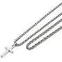 Ursteel Cross Necklace for Men, Stainless Steel Silver Black Gold Layered Rope Chain Cross Pendant Necklace Simple Jewelry Gifts Chain Necklace for Men, 16-26 Inches Box Chain Ursteel Cross Necklace for Men, Stainless Steel Silver Black Gold Layered Rope Chain Cross Pendant Necklace Simple Jewelry Gifts Chain Necklace for Men, 16-26 Inches Box Chain