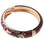 UJOY Cloisonne Indian Bangle Colored Crystal Gold Plated Hinge Cuff Bracelet Hollowed Bird Enamel Jewelry Gift 55C49 UJOY Cloisonne Indian Bangle Colored Crystal Gold Plated Hinge Cuff Bracelet Hollowed Bird Enamel Jewelry Gift 55C49
