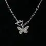 yansport Butterfly Pendant Necklace Bracelet Set, 2PC Vintage Couple Necklace Bracelet, Fashion Butterfly Chain Necklace Bracelet for Women Girls yansport Butterfly Pendant Necklace Bracelet Set, 2PC Vintage Couple Necklace Bracelet, Fashion Butterfly Chain Necklace Bracelet for Women Girls