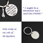 CENWA Mechanic Gift Auto Mechanic Keychain I Might Be A Mechanic But I Cant Fix Stupid Keychain Car Mechanic Car Repair Gift for Mechanician Car Enthusiast