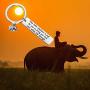 CYTING Lucky Elephant Keychain Elephant Jewelry Gift for Elephant Lovers This Little Elephant is Just for You to Bring You Luck Your Whole Life Through