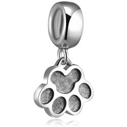 Mothers Day Charms,925 Sterling Silver Mother Daughter Charms Best Mom Charms,Dog Paw Charms Family Tree and Best Friend Beads fits European Bracelet, Gifts for Mom/Sister/Christmas/Birthday