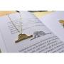 ittle Prince Snake Elephant Pendant Necklace for Woman Proverb Jewelry ''Greed Has No Limits''