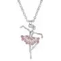 ELOI Little Girl Necklace Light Pink Ballet Recital Gifts Ballerina Dance Necklaces Girls Jewelry 16 inch ELOI Little Girl Necklace Light Pink Ballet Recital Gifts Ballerina Dance Necklaces Girls Jewelry 16 inch