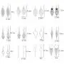 LAIMALA 12 Pairs Drop Dangle Earrings Boho Fashion Jewelry Vintage Statement Bohemian Silver Earrings Set Women Girls For Valentines Day/Birthday Gifts LAIMALA 12 Pairs Drop Dangle Earrings Boho Fashion Jewelry Vintage Statement Bohemian Silver Earrings Set Women Girls For Valentines Day/Birthday Gifts