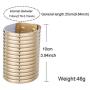 W WOOGGE Women Collar Necklace Choker 18K Gold Silver Chunky Chain Necklace for Girls Costume Cosplay Halloween Party
