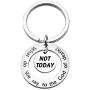 MAOFAED Inspirational Gift Encouragement Gift Fandom Gift What Do We Say to The God of Death Not Today