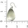 Small Hammered Aluminum Silver-tone Tear Drop Earrings By John S Brana Handmade Jewelry Hypoallergenic