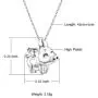 S925 Sterling Silver Animals Pendant Necklace Cute Animal Lover Jewelry Birthday for Women Girls Daughter Wife Valentines Day S925 Sterling Silver Animals Pendant Necklace Cute Animal Lover Jewelry Birthday for Women Girls Daughter Wife Valentines Day