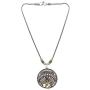 Efulgenz Boho Vintage Antique Ethnic Gypsy Tribal Indian Oxidized Gold Silver Statement Peacock Pendant Necklace Jewelry