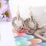 ORAZIO Metal Statement Jewelry Set for Women Triple Circles Pendant Necklace Dangle Earrings Cuff Bracelet ORAZIO Metal Statement Jewelry Set for Women Triple Circles Pendant Necklace Dangle Earrings Cuff Bracelet