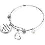 MAOFAED Mother Bracelet I Love You a Bushel and a peck Bracelet Gift for Mom Grandmom
