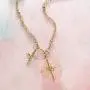 Waxing Poetic Amor Fati Brass and Swarovski Crystals Cross Charm Waxing Poetic Amor Fati Brass and Swarovski Crystals Cross Charm