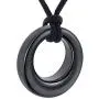 DESIGNSCAPE3D Cremation Jewelry for Ashes Circle of Life Memorial Urn Necklace for Ashes Stainless Steel Keepsake Ash Pendant Ashes Necklace with 20'' Chain + Gift Box + Filling Kit