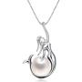 ANBALA Mermaid Necklace, Mermaid Pendant, Mermaid Jewelry for Women Girl, Mermaid Gifts for Women Girls, Mermaid Accessories, Mermaid Party Jewelry, Mermaid Birthday Gift