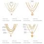 4PCS Gold Dainty Link Layered Chain Necklace Set Boho Choker with Lock,Coin,Evil Eye,Moon & Star,Compass Pendant Initial Necklaces Chunky Curb Link Paperclip Jewelry for Gift 4PCS Gold Dainty Link Layered Chain Necklace Set Boho Choker with Lock,Coin,Evil Eye,Moon & Star,Compass Pendant Initial Necklaces Chunky Curb Link Paperclip Jewelry for Gift