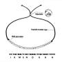 Wovanoo Morse Code Bracelets for Women Inspirational Gifts for Friend Adjustable Silk Sterling Silver Beaded Wrap Bracelet