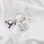 Spoon Theory Keychain Spoonie Gift Fibromyalgia Awareness Gifts I Am Strong I Am Enough Chronic Illness Jewelry Mental Health Awareness Gifts