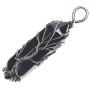 Nupuyai Tree of Life Crystal Pendant Necklace for Women Men, Wire Wrapped Double Point Stone Wands Jewelry for Unisex