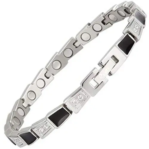 EBUTY Magnetic Bracelet for Women Sparkling Cubic Zirconia EBUTY Magnetic Bracelet for Women Sparkling Cubic Zirconia