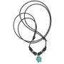 Nove Jewelry Leather Hawaiian Sea Turtle Necklace - Bone Beaded Necklace - Wood Bead and Adjustable Cord Nove Jewelry Leather Hawaiian Sea Turtle Necklace - Bone Beaded Necklace - Wood Bead and Adjustable Cord
