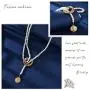 Blufly Boho Layered Medallion Coin Pendant Necklace Gold Lariat Circle Pearl Choker Necklaces Aphrodite Necklace Chain Jewelry for Women and Girls Blufly Boho Layered Medallion Coin Pendant Necklace Gold Lariat Circle Pearl Choker Necklaces Aphrodite Necklace Chain Jewelry for Women and Girls