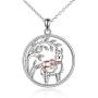ONEFINITY Sloth Llama Necklace Sterling Silver Sloth Llama Pendant Necklaces for Women Jewelry Gifts