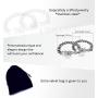 Uloveido Titanium Steel Cuban Chain Bracelets for Couples, His and Hers Square Heart Lock Bangles Matching Jewelry Set Y853