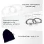 Uloveido Titanium Steel Cuban Chain Bracelets for Couples, His and Hers Square Heart Lock Bangles Matching Jewelry Set Y853