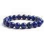 Lantine 8mm Natural Gemstone Stone Bracelet for Men Women Unisex 7 Inch Stretch Bead Bracelet Energy Healing Crystal Jewelry