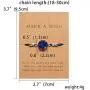 HUNO 4Pcs/Pack Handmade Druzy Wrap Friendship Braided Bracelet Adjustable Wrist Cord Beaded Bracelet for Women Girls Wish Card Jewelry