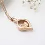 Crystal Teardrop Heart Cremation Urn Pendant Memorial Necklace for Women Stainless Steel Ashes Holder Keepsake Jewelry Crystal Teardrop Heart Cremation Urn Pendant Memorial Necklace for Women Stainless Steel Ashes Holder Keepsake Jewelry