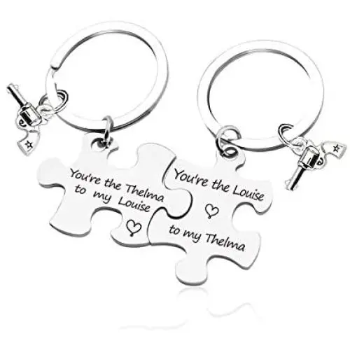 HN HNHB My Thelma Louise Best Friend Keychain Friendship Gift Birthday Jewelry Gifts HN HNHB My Thelma Louise Best Friend Keychain Friendship Gift Birthday Jewelry Gifts