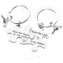 HN HNHB My Thelma Louise Best Friend Keychain Friendship Gift Birthday Jewelry Gifts