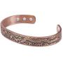 Feraco Copper Bracelets for Men Women Magnetic Therapy Bracelet for Arthritis Pain Relief Vintage Dragon Phoenix 99.9% Solid Copper Cuff Bangle