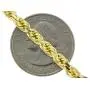 Nuragold 10k Yellow Gold 5mm Rope Chain Diamond Cut Pendant Necklace, Mens Womens Lobster Lock 20'' 22'' 24'' 26'' 28'' 30'' Nuragold 10k Yellow Gold 5mm Rope Chain Diamond Cut Pendant Necklace, Mens Womens Lobster Lock 20'' 22'' 24'' 26'' 28'' 30''