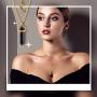 Yaomiao 8 Pieces Layered Crystal Moon Necklace Crescent Moon Choker with Healing Stone Pendant Pointed Hexagonal Healing Crystal Gemstone Necklaces for Women Girls