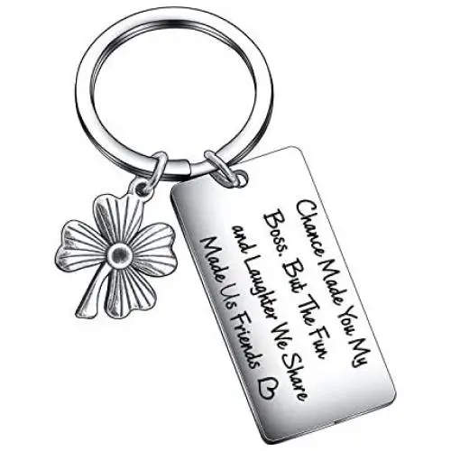 De&ai Boss Keyring Gift, Leaving Mentor Coworker Fun and Laughter We Share Made Us Friends Boss Gift De&ai Boss Keyring Gift, Leaving Mentor Coworker Fun and Laughter We Share Made Us Friends Boss Gift