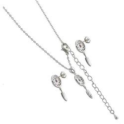 Montana Silversmiths Dreaming in Pink Opal Jewelry Set
